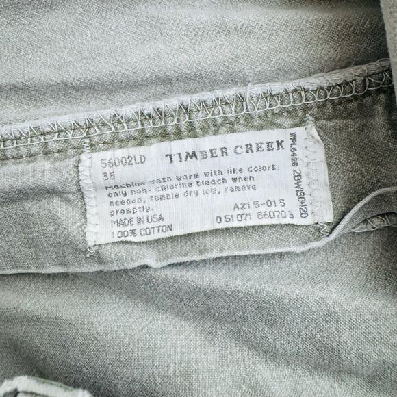 Timber Creek Cotton Gray Bermuda Shorts Men’s Size 38 - Picture 8 of 9